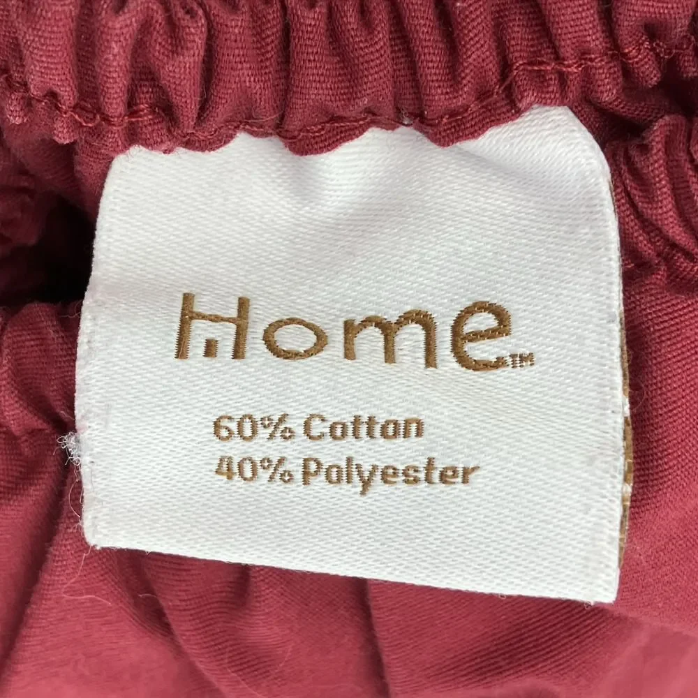 Fitted Sheet Size Twin Red Home Cotton Bed Sheet